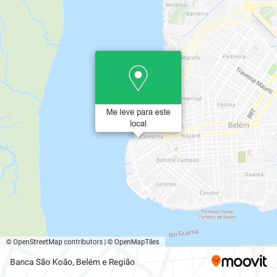 Banca São Koão mapa