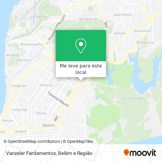 Vanzeler Fardamentos mapa
