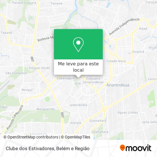 Clube dos Estivadores mapa