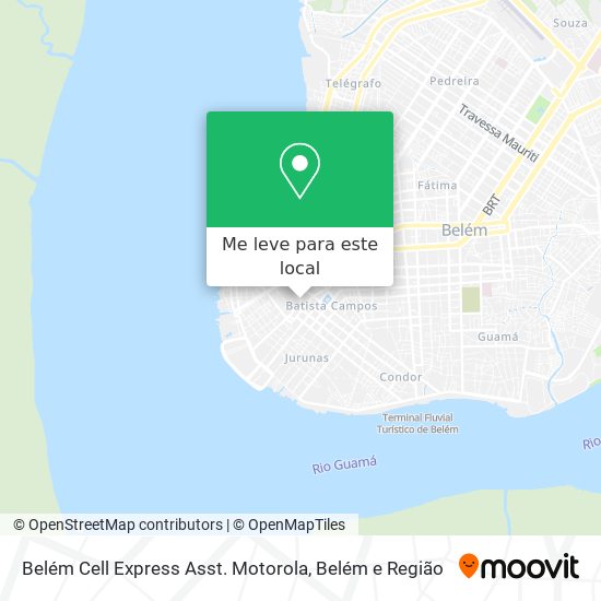 Belém Cell Express Asst. Motorola mapa