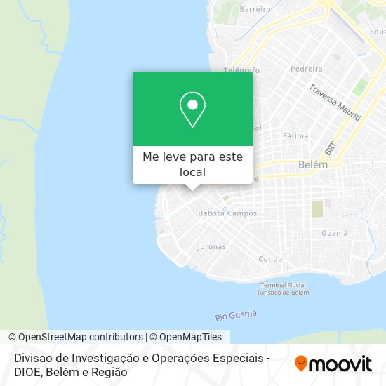 Divisao de Investigação e Operações Especiais - DIOE mapa