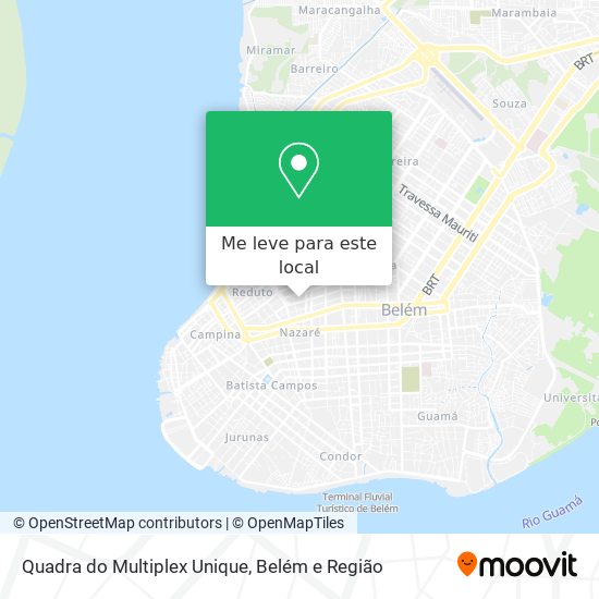 Quadra do Multiplex Unique mapa