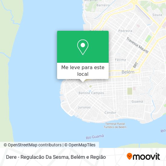 Dere - Regulacão Da Sesma mapa