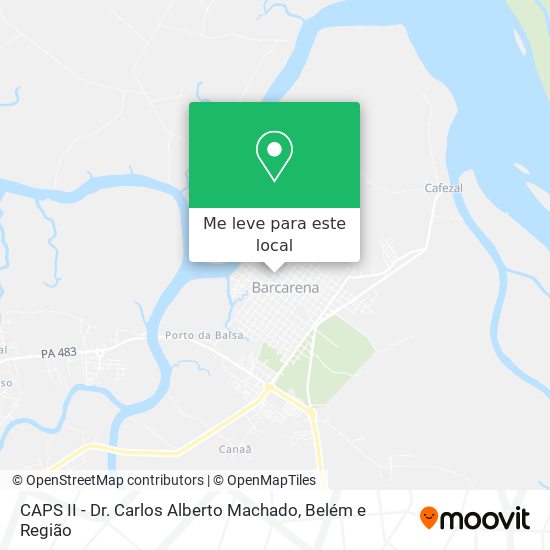 CAPS II - Dr. Carlos Alberto Machado mapa