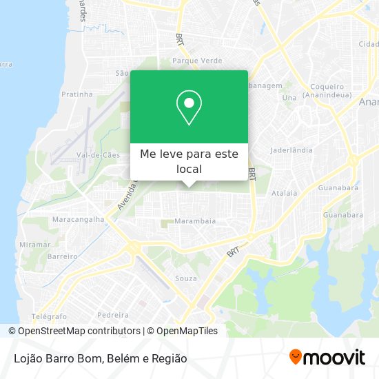 Lojão Barro Bom mapa