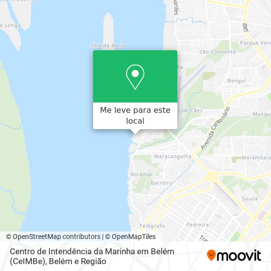 Centro de Intendência da Marinha em Belém (CeIMBe) mapa