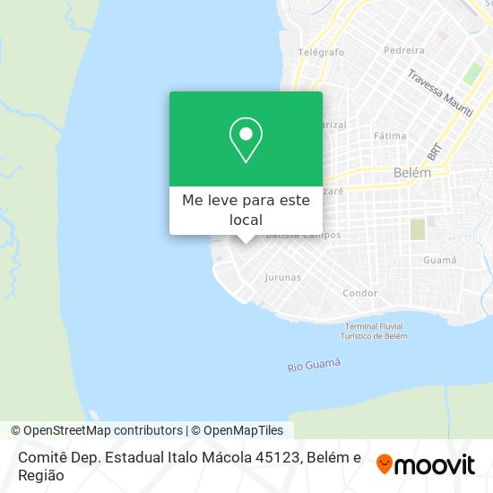 Comitê Dep. Estadual Italo Mácola 45123 mapa