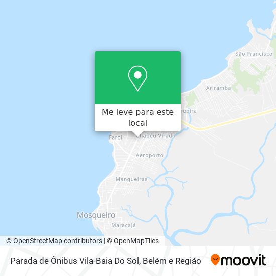 Parada de Ônibus Vila-Baia Do Sol mapa