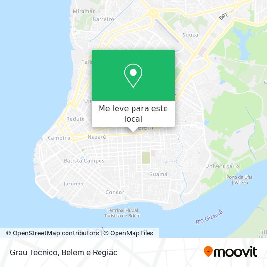 Grau Técnico mapa