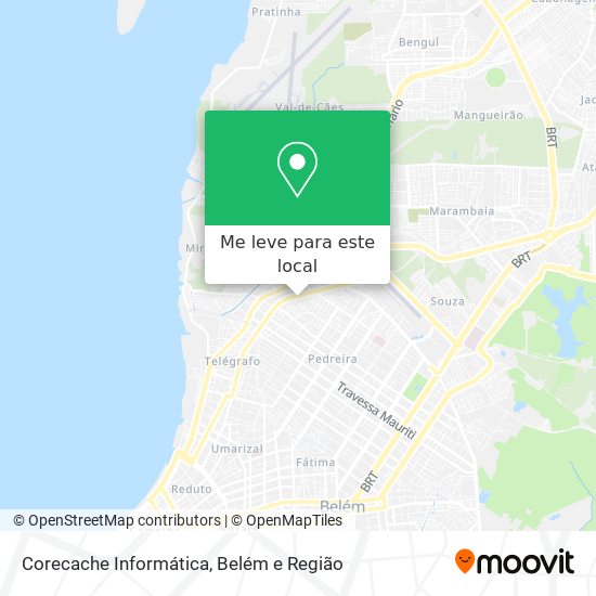 Corecache Informática mapa