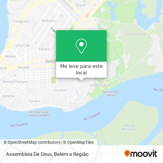 Assembleia De Deus mapa