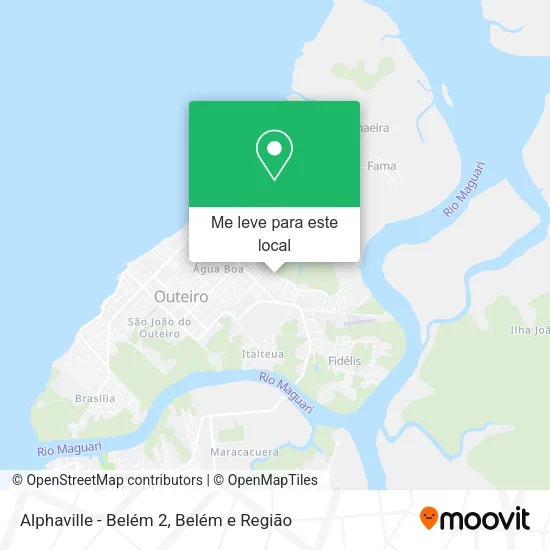 Alphaville - Belém 2 mapa