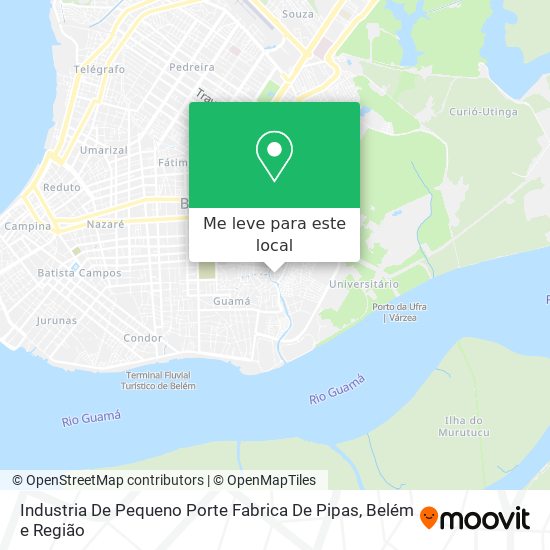 Industria De Pequeno Porte Fabrica De Pipas mapa