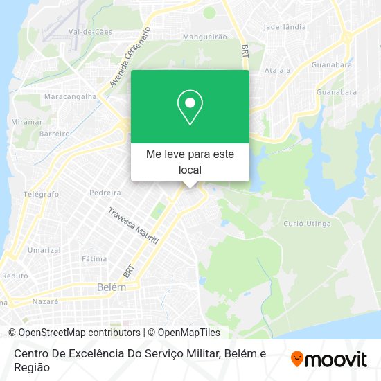 Centro De Excelência Do Serviço Militar mapa