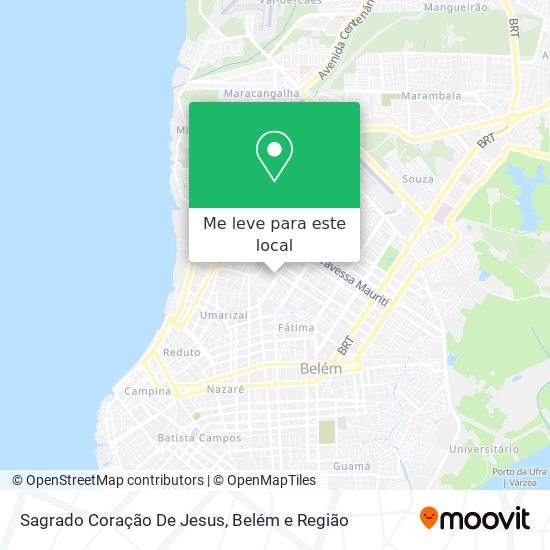 Sagrado Coração De Jesus mapa