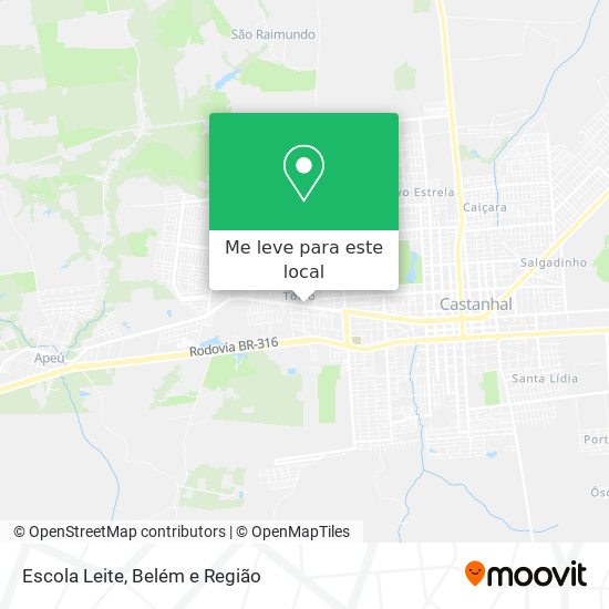 Escola Leite mapa