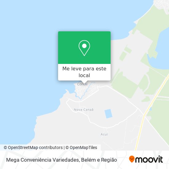 Mega Conveniência Variedades mapa