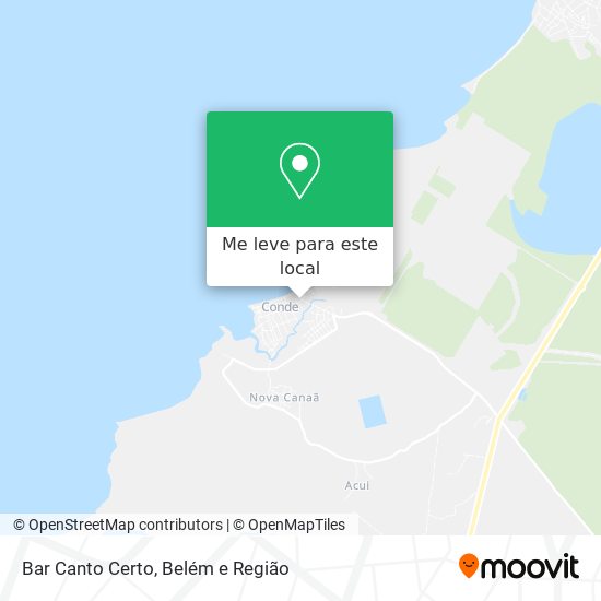 Bar Canto Certo mapa