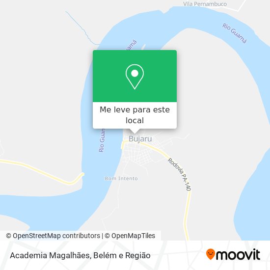 Academia Magalhães mapa