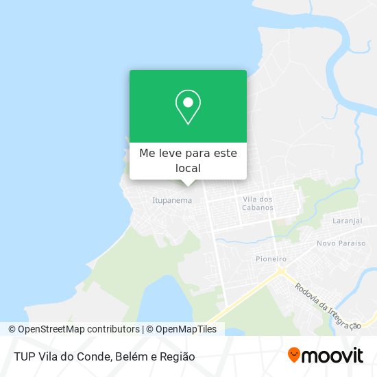 TUP Vila do Conde mapa