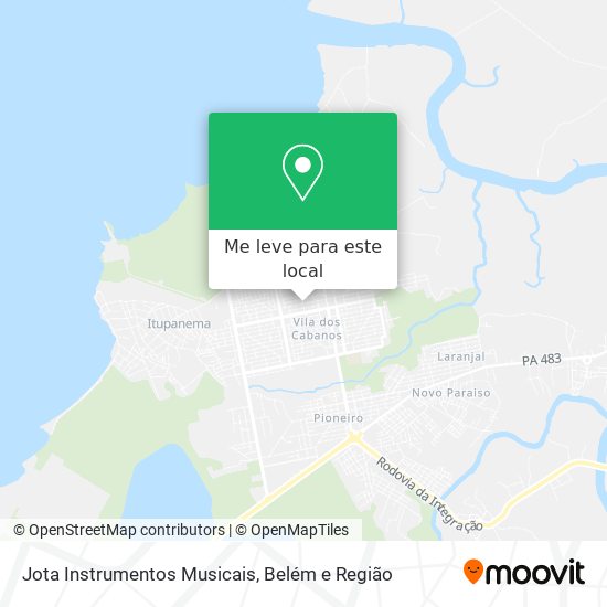 Jota Instrumentos Musicais mapa