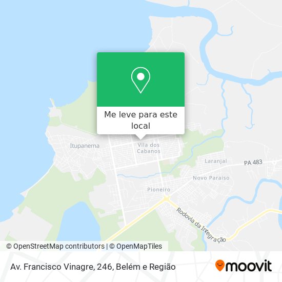 Av. Francisco Vinagre, 246 mapa