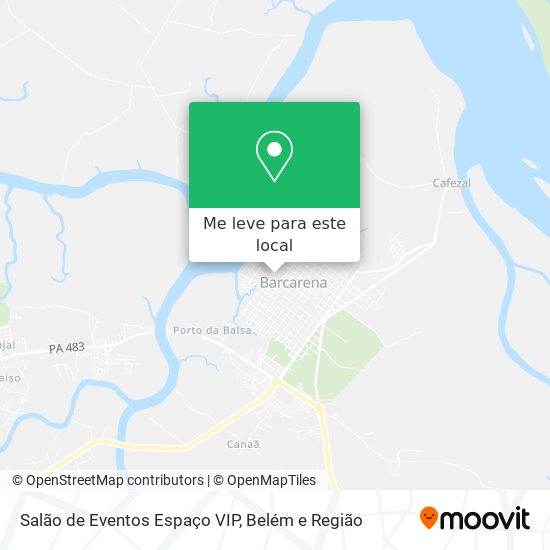 Salão de Eventos Espaço VIP mapa