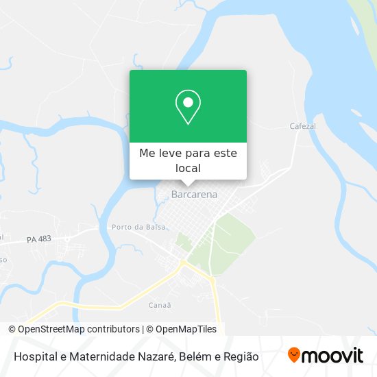 Hospital e Maternidade Nazaré mapa
