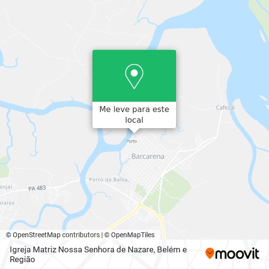 Igreja Matriz Nossa Senhora de Nazare mapa