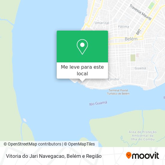 Vitoria do Jari Navegacao mapa