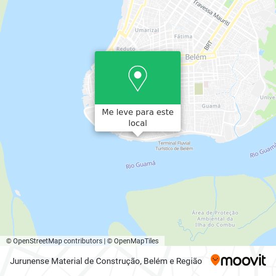 Jurunense Material de Construção mapa
