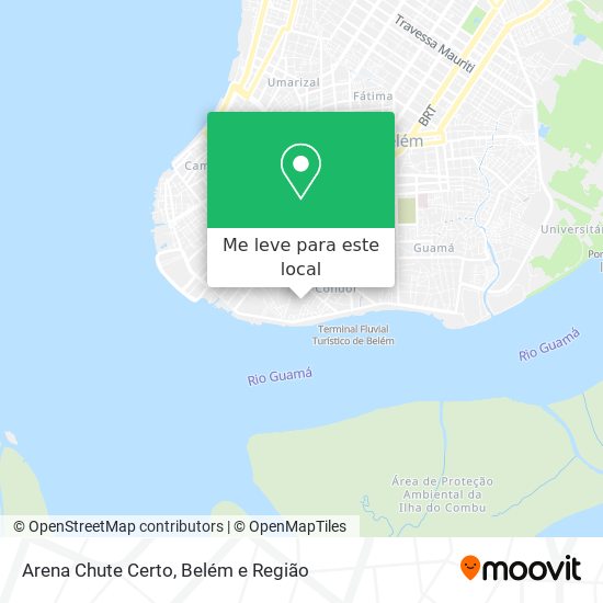 Arena Chute Certo mapa