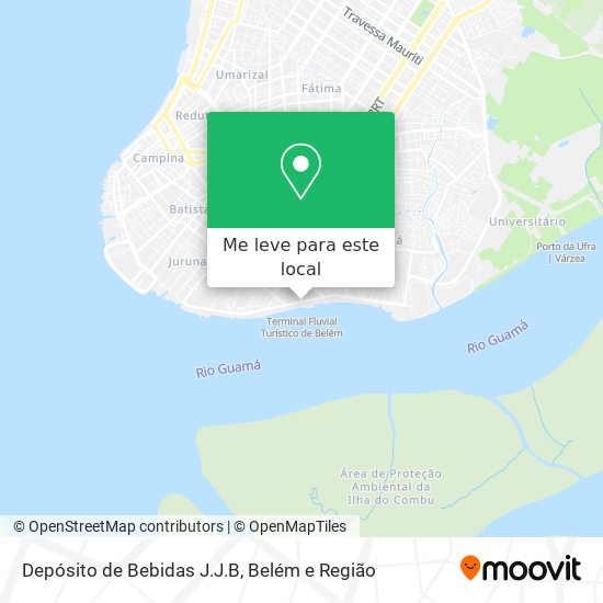 Depósito de Bebidas J.J.B mapa
