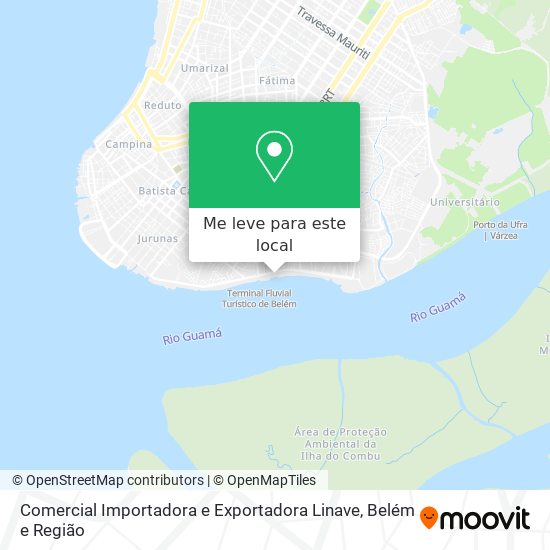 Comercial Importadora e Exportadora Linave mapa