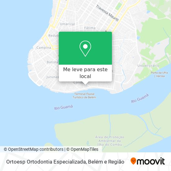 Ortoesp Ortodontia Especializada mapa