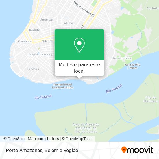 Porto Amazonas mapa