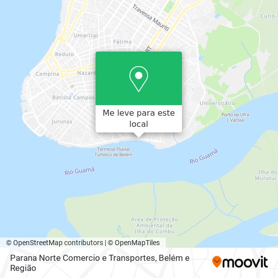 Parana Norte Comercio e Transportes mapa