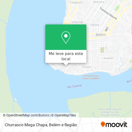 Churrasco Mega Chapa mapa