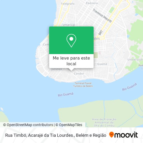 Rua Timbó, Acarajé da Tia Lourdes. mapa