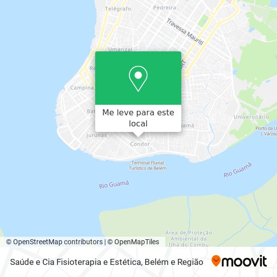 Saúde e Cia Fisioterapia e Estética mapa