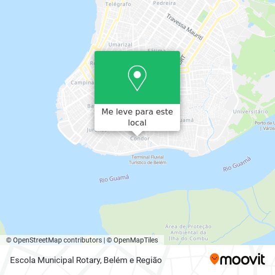 Escola Municipal Rotary mapa