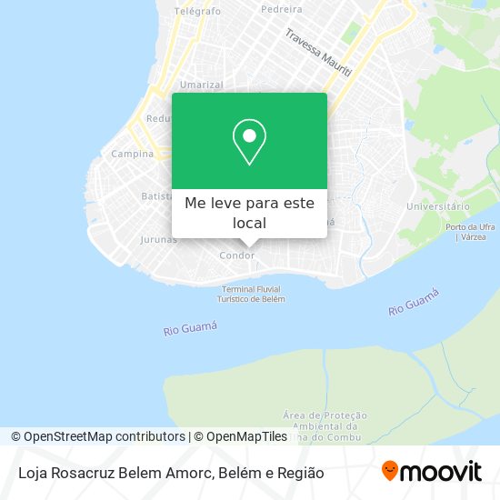 Loja Rosacruz Belem Amorc mapa