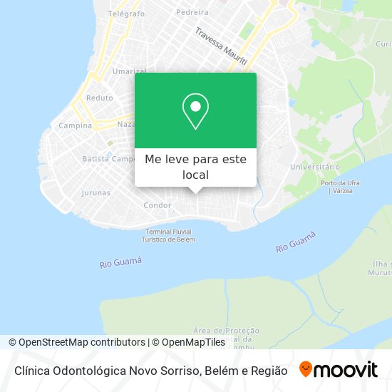 Clínica Odontológica Novo Sorriso mapa