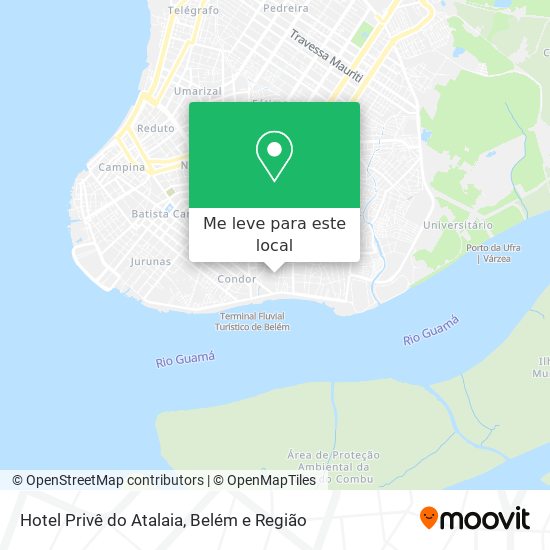 Hotel Privê do Atalaia mapa