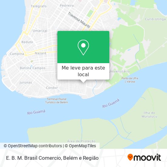 E. B. M. Brasil Comercio mapa