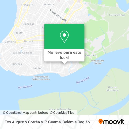 Evs Augusto Corrêa VIP Guamá mapa