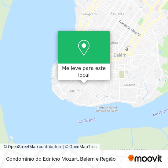 Condomínio do Edifício Mozart mapa
