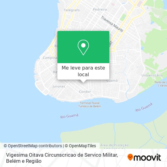 Vigesima Oitava Circunscricao de Servico Militar mapa