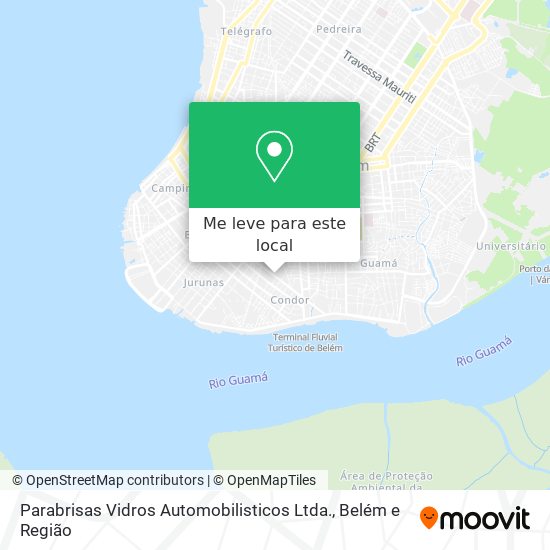 Parabrisas Vidros Automobilisticos Ltda. mapa
