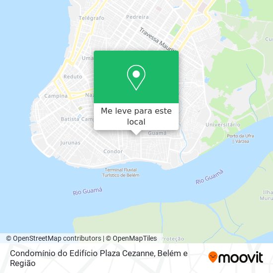 Condomínio do Edifício Plaza Cezanne mapa